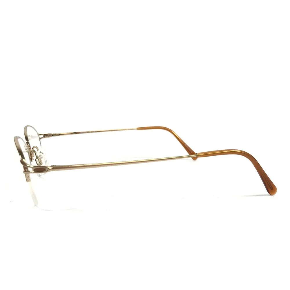 Aristar Eyeglasses Frames AR6840 028 Copper Brown Half Rim Round 51-19-140
